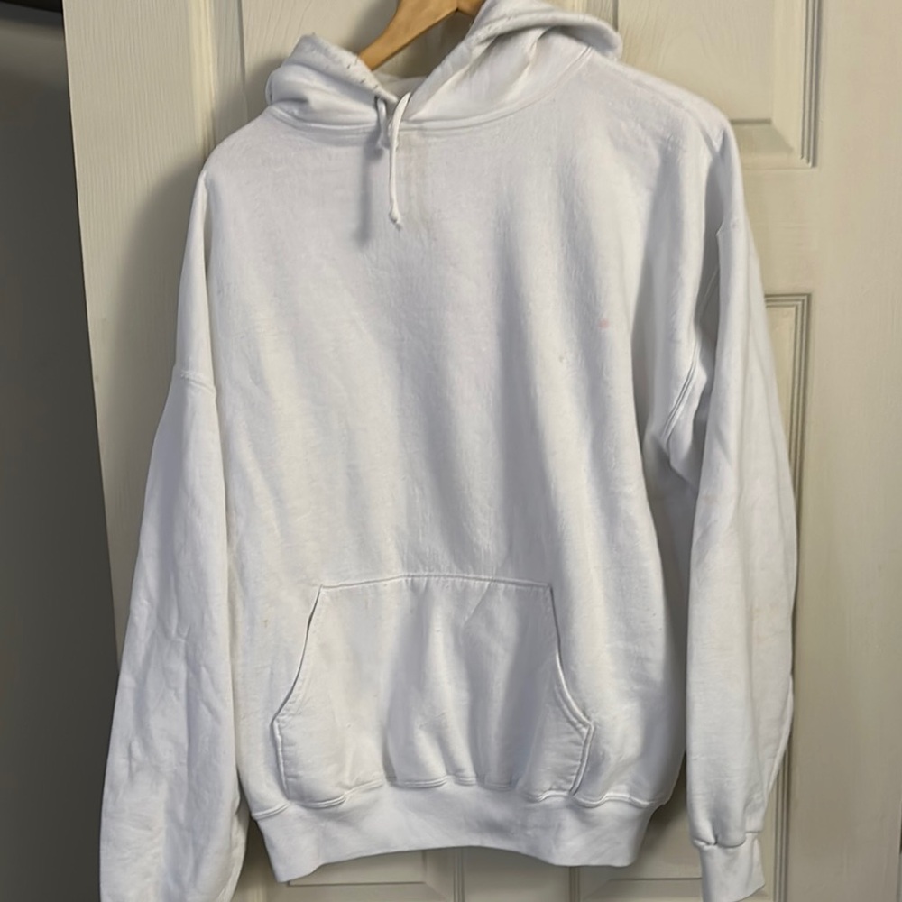 Men's White Hoodie